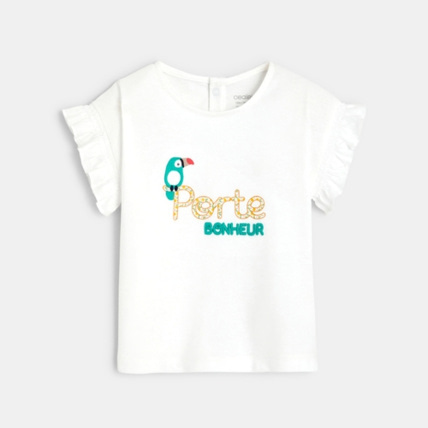 Avis T-shirt à volants toucan OBAÏBI 1