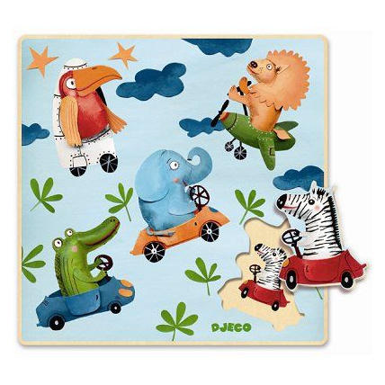 Avis Encastrement 5 pièces en bois - Eléphant et compagnie DJECO 1