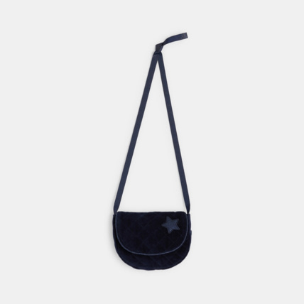 Avis Sac demi-lune matelassé étoilé bleu fille OKAIDI 1