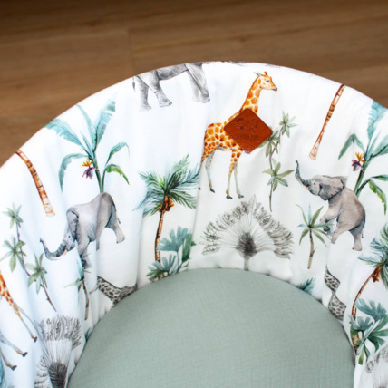 Avis Habillage de couffin en satin de coton, Safari Sevira Kids 2