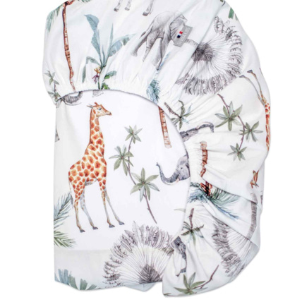 Avis Drap-housse en satin de coton, Safari Sevira Kids 2