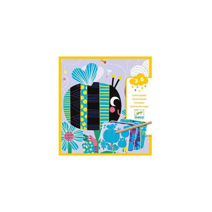 Avis Jeu créatif Cartes à gratter Toutes petites bêtes DJECO 1