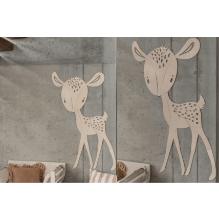 Avis Décoration murale - Faon en bois Mon Lit Cabane 5