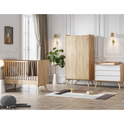 Avis Chambre Trio Vintage Lit bébé + Commode + Armoire VOX 3