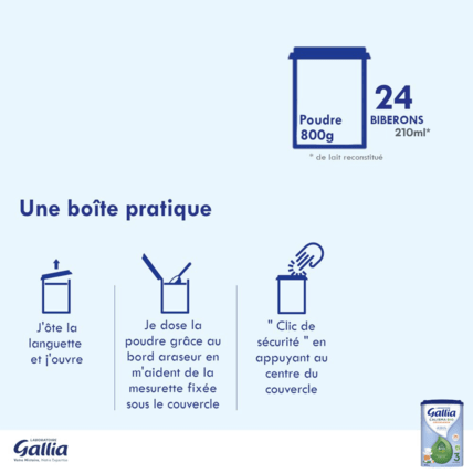 Avis Lait Calisma Bio Croissance 3 Laboratoire Gallia 5