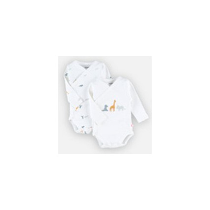 Avis Set de bodys croisés en coton BIO NOUKIE'S 2