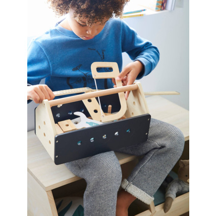 Avis Boîte à outils du bricoleur en bois FSC Vertbaudet 2