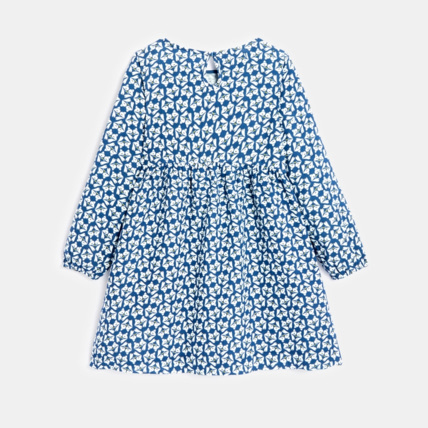 Avis Robe évasée imprimée all over bleue fille OKAIDI 4
