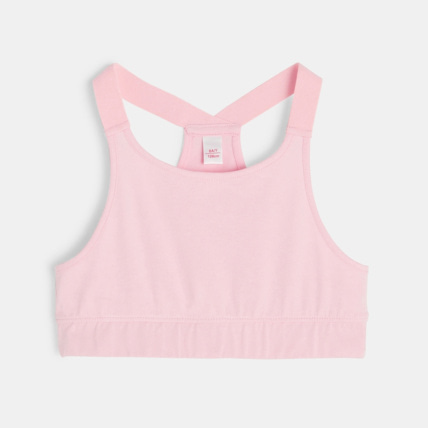 Avis T-shirt + brassière gris fille OKAIDI 3