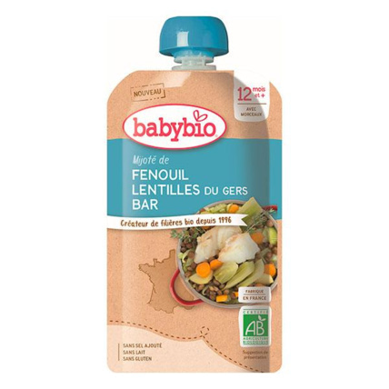 Avis Mijoté de Fenouil Lentilles du Gers Bar Babybio 1