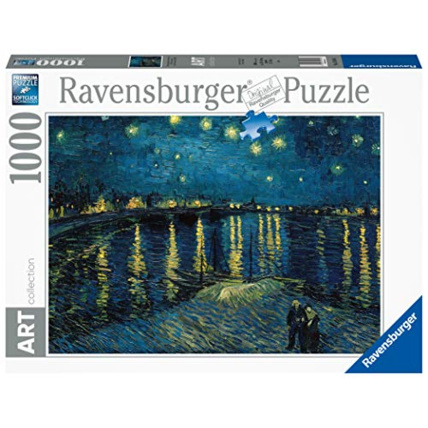 Avis Puzzle - Art collection - La nuit étoilée sur le Rhône - Vincent Van Gogh - 1000 pièces RAVENSBURGER 1
