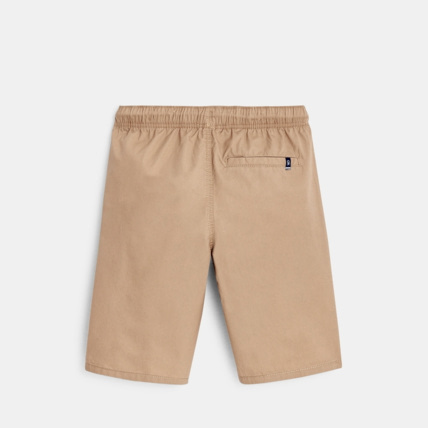 Avis Bermuda slim en toile unie beige garçon OKAIDI 4