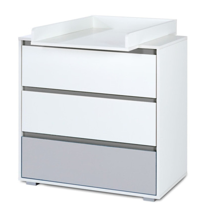 Avis Commode bébé avec plan à langer amovible et 3 tiroirs DALIA Mon Mobilier Design 1