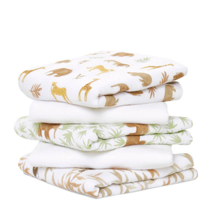 Avis Lot de 5 musy-langes en mousseline de coton Tanzania ADEN + ANAIS 1