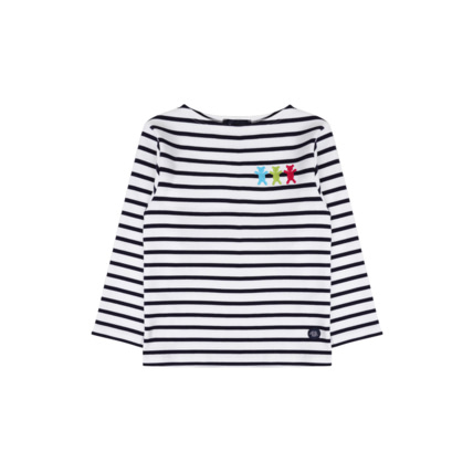 Avis Marinière Kids - coton - Blanc/Navire ARMOR-LUX 1