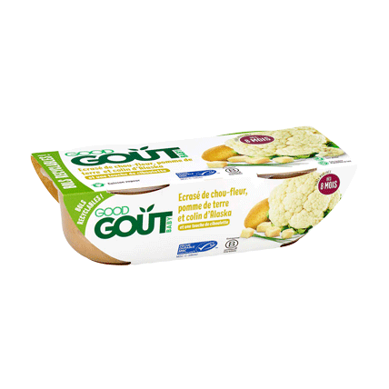 Avis Petit plat Bio Ecrasé de chou-fleur Pomme de terre Colin Good Goût 1