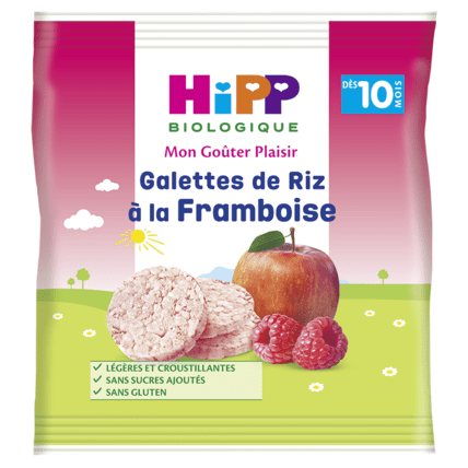 Avis Galettes de riz à la Framboise - 1 sachet x 30g - dès 10 mois HIPP 1