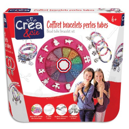 Avis Coffret bracelets perles tubes CRÉA & CIE 1