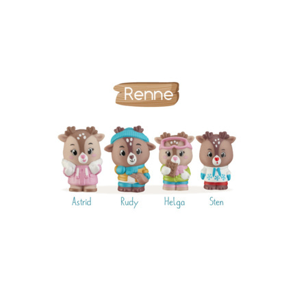 Avis 4 personnages famille RENNE - Klorofil VULLI 1