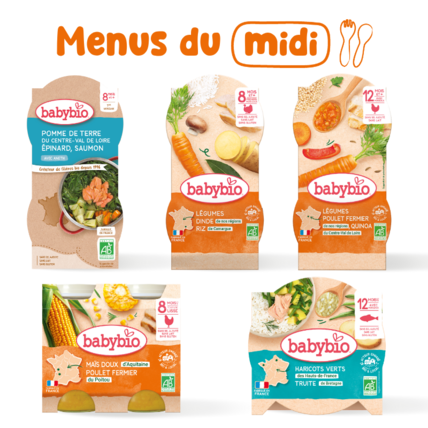 Avis Pack repas bébé midi 8-12 mois Babybio 1