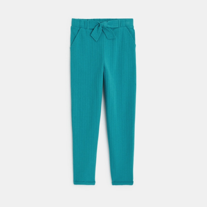 Avis Pantalon carrot en jersey vert fille OKAIDI 1