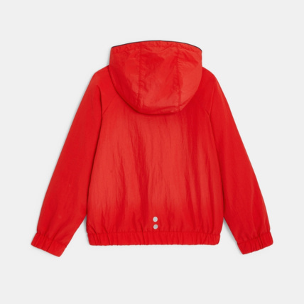 Avis Coupe-vent déperlant à capuche rouge garçon OKAIDI 4