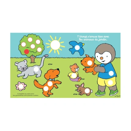Avis Livre T'choupi Mes gommettes les animaux NATHAN 2
