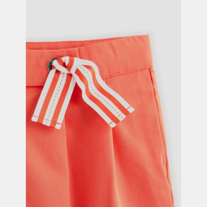Avis Short toile uni violet fille OKAIDI 3