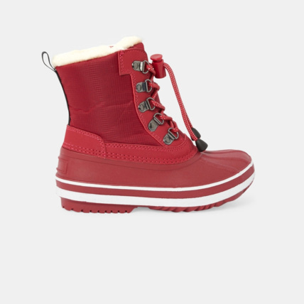 Avis Bottes de neige fourrées à lacets roses fille OKAIDI 1