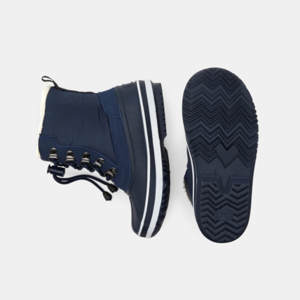 Avis Bottes de neige fourrées à lacets bleues garçon OKAIDI 3