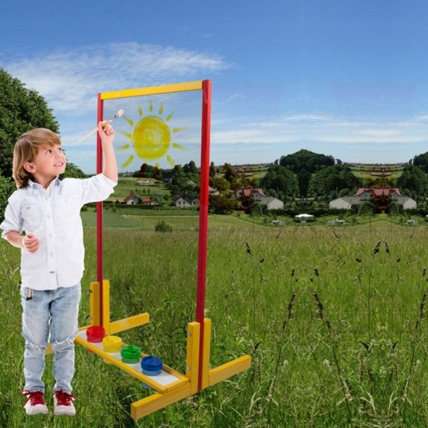 Avis Chevalet tableau en bois pour enfant GINO 3TOYSM 3