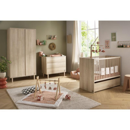 Avis Chambre Trio Paloma Lit bébé + Commode + Armoire Sauthon 2