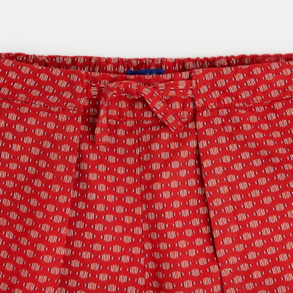Avis Short imprimé orange fille OKAIDI 2