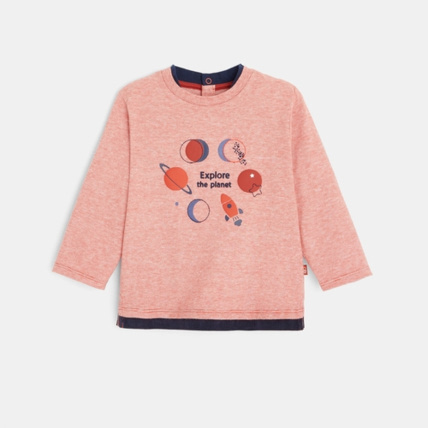 Avis T-shirt fil à fil motif planètes OBAÏBI 1