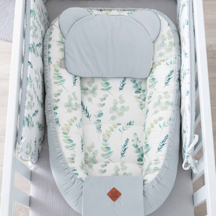 Avis Oreiller coussin plat réversible , Eucalyptus Sevira Kids 4