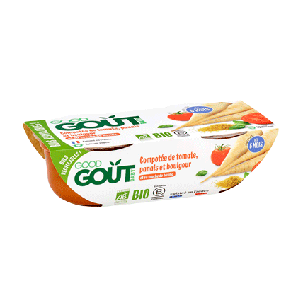 Avis Petit plat Bio Compotée de Tomate Panais Boulgour Good Goût 1
