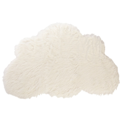 Avis Tapis en fausse fourrure forme nuage Prémaman 1
