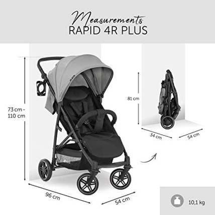 Avis Poussette Canne Rapid 4R Plus Hauck 3