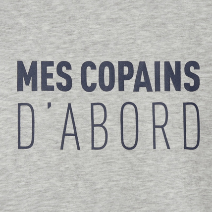 Avis Sweat-shirt à message gris garçon OKAIDI 2
