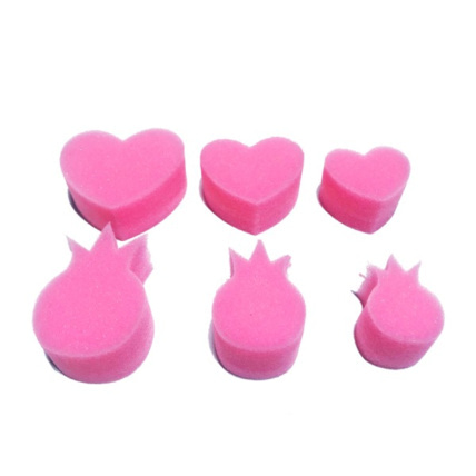 Avis Tampons En Éponge - Jolis Cœurs LOOLIPO 1