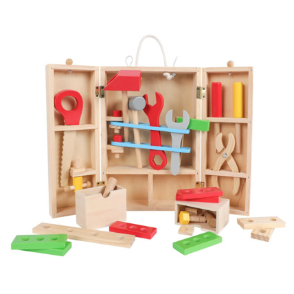 Avis Boîte à outils en bois CARREFOUR WOODEN 1