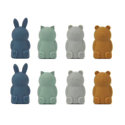 Avis Lot de 8 marionnettes à doigts Jim - Blue multi mix LIEWOOD 1
