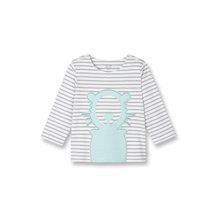 Avis T-shirt marinière rayé à motif OBAÏBI 1