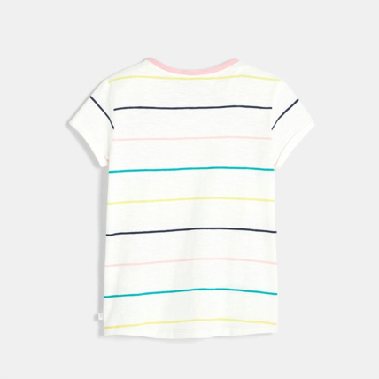 Avis T-shirt à rayures colorées fille OKAIDI 3