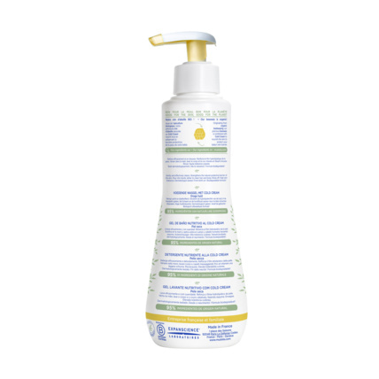 Avis Gel lavant nourrissant au Cold Cream à la cire d'abeille bio corps et cheveux Mustela 2