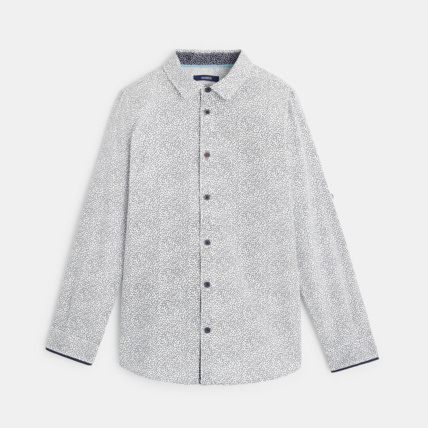 Avis Chemise popeline imprimée et noeud papillon bleue garçon OKAIDI 2