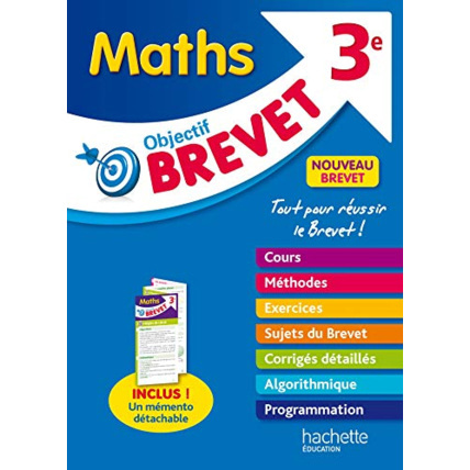 Avis Objectif Brevet Maths Hachette Éducation 1
