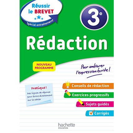 Avis Réussir au collège - Rédaction 3e Hachette Éducation 1