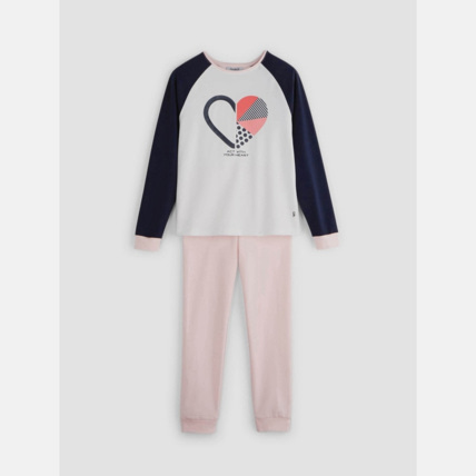 Avis Pyjama en jersey blanc fille OKAIDI 1