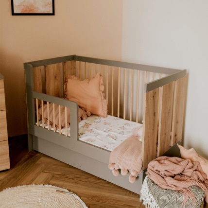 Avis Lit bébé enfant évolutif à barreaux avec sommier réglable PAULINE LITTLE SKY BY KLUPS 5